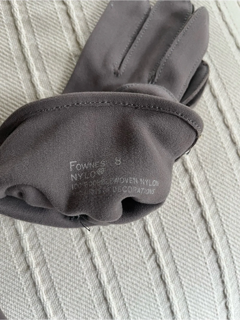 Vintage Fownes NYLO dress Gloves